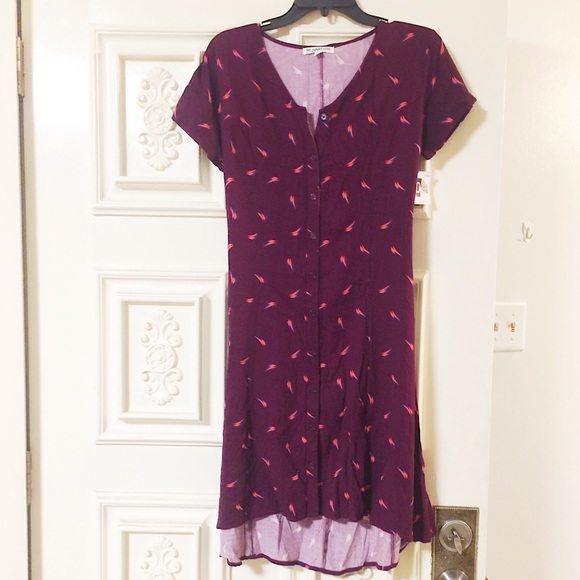 90’s David Bowie Button Down Hi-Low Skater Dress - Picture 4 of 8